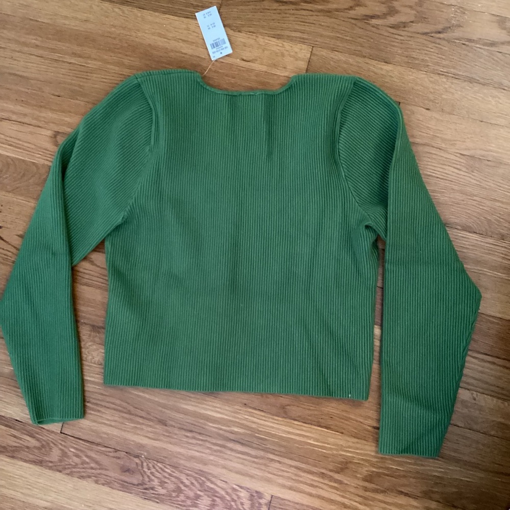 Abercrombie & Fitch Kelly Green Ribbed Top - Picture 4 of 4